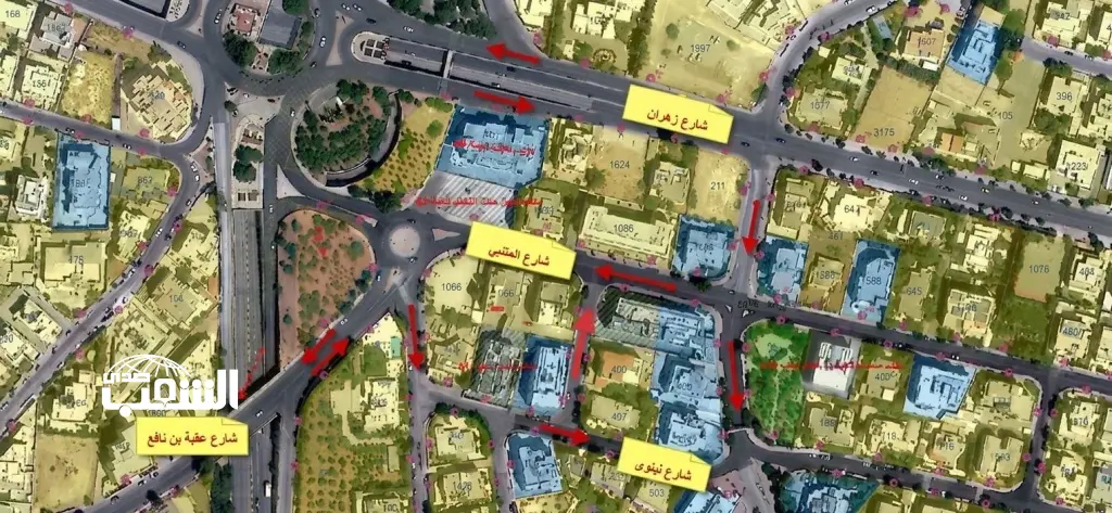 الأمانة و إدارة السير تبدآن تطبيق تعديلات مرورية في "محيط الحي الطبي: بجبل عمّان .. تعرفوا عليها