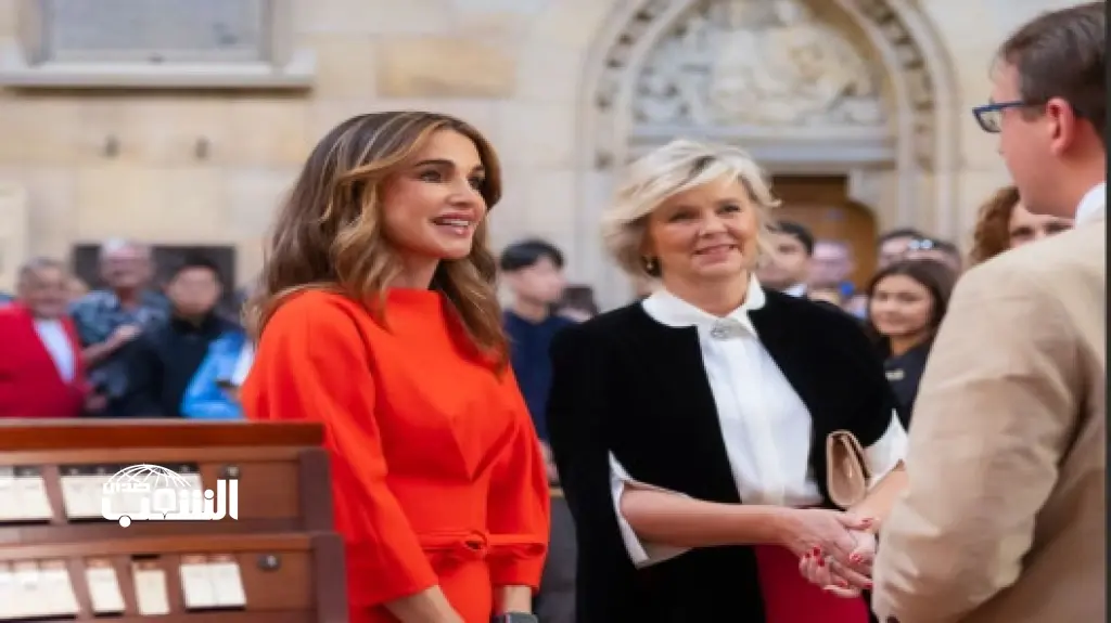 الملكة رانيا تلتقي السيدة الأولى للتشيك "إيفا بافلوفا"
