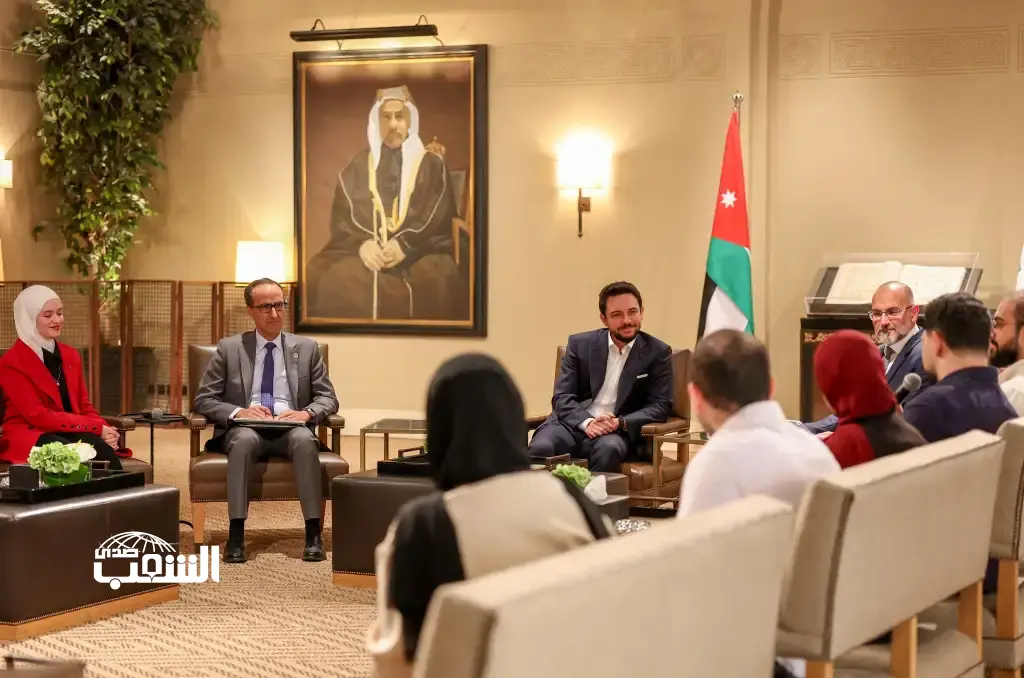 ولي العهد يستقبل أعضاء مجلس شبكة خريجي برنامج خطى الحسين