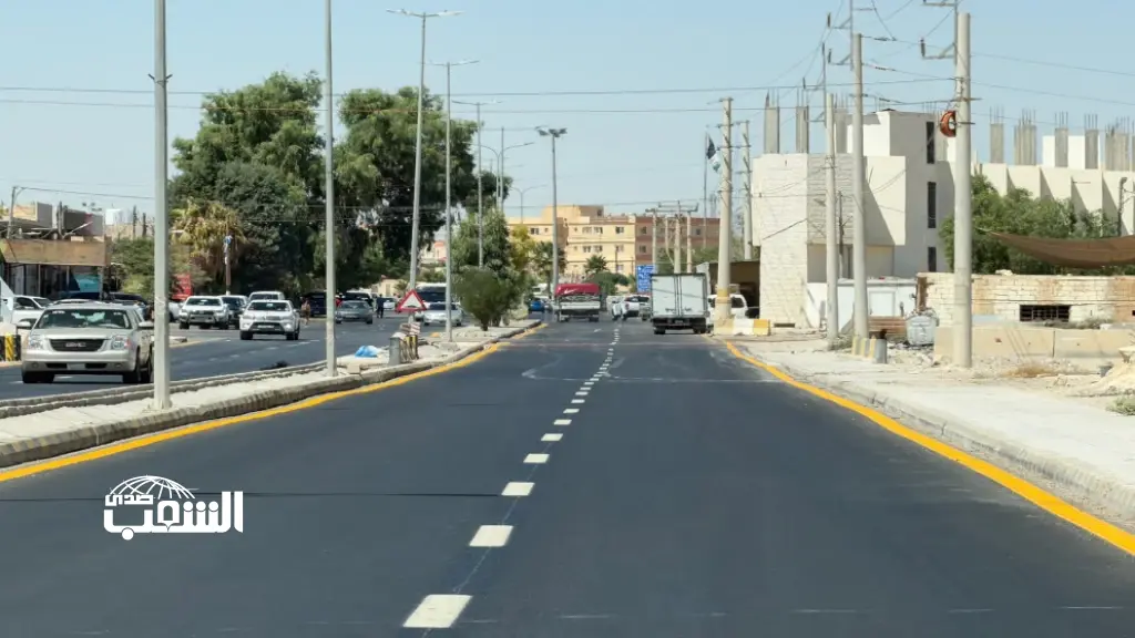 وزارة الأشغال تنهي أعمال تأهيل الطريق التنموي في معان