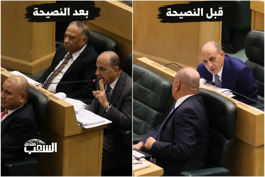 لماذا لا يجلس (نائب الرئيس وليد المصري) بجانب جعفر حسان و هل أخذ بالنصيحة؟