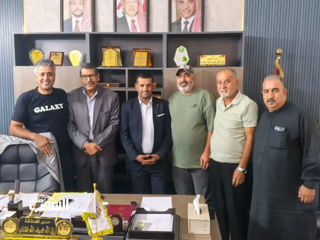 وفد من أهالي أبو الزيغان الجديدة يلتقي مدير منطقة قرى بني هاشم ويبحث واقع الخدمات ومشكلة الطريق