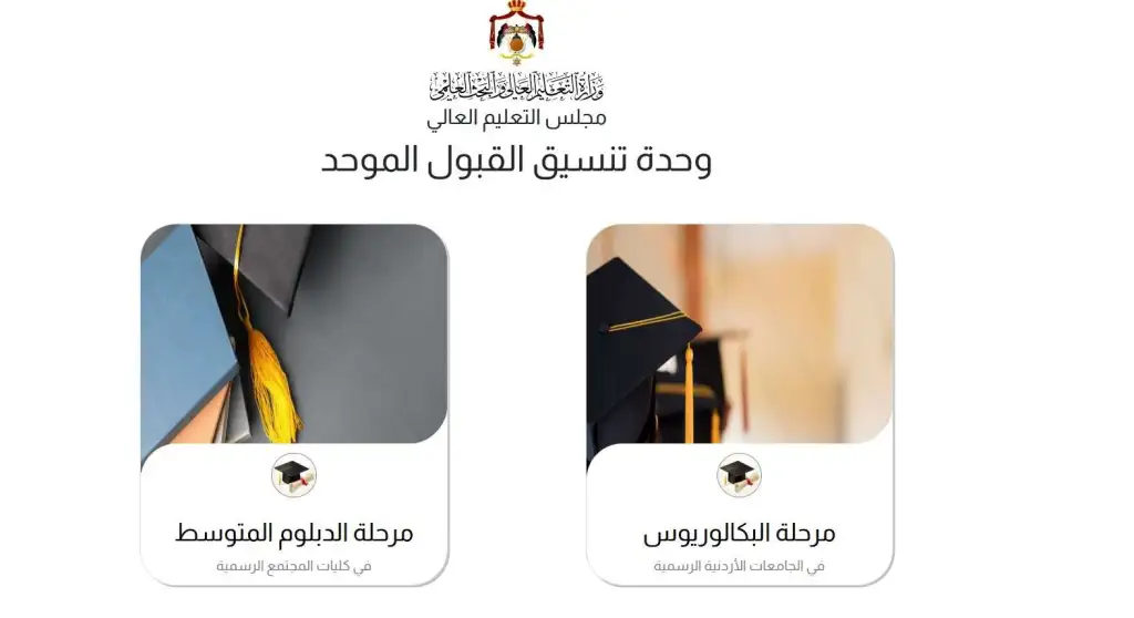 إعلان هام صادر عن "وحدة تنسيق القبول الموحد"