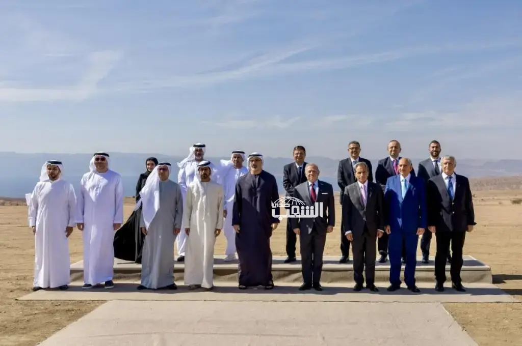 الملك وولي عهد أبوظبي يشهدان وضع حجر الأساس لمشروع سكة حديد العقبة - معان